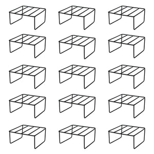 Wooden Empiro Durable Easy Pot Stand Square | Garden Accessories | Planter Stand for Balcony - 1174 Metal Stand Wooden Empiro Set of 15