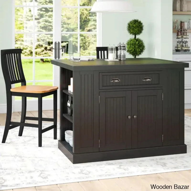 Swanscombe Kitchen Island with Granite Top Kitchen trolley cart cabinet kitchen island with storage