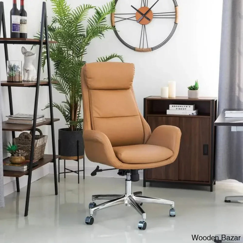 Tammy Ergonomic Faux Leather Executive Chair