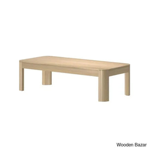 Torianoe Solid Wood Single Coffee And Center Table Blonde