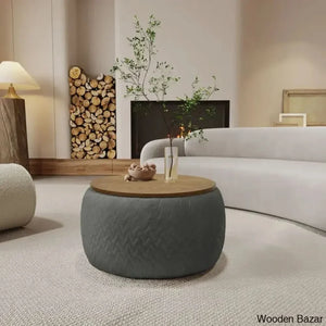 Tybalt Modern Coffee Table And Center Tablefor Luxe Living Dark Gray