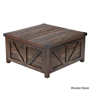 Vardello Modern Coffee And Center Table - Wooden Empiro Brown
