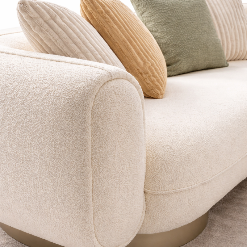 Vasa Modern Luxury Curvy Seater Sofa Set