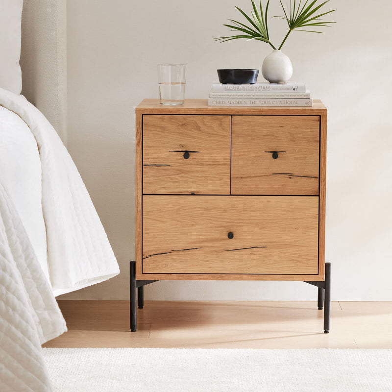 Kelox Modern Bedside Table - Wooden Empiro