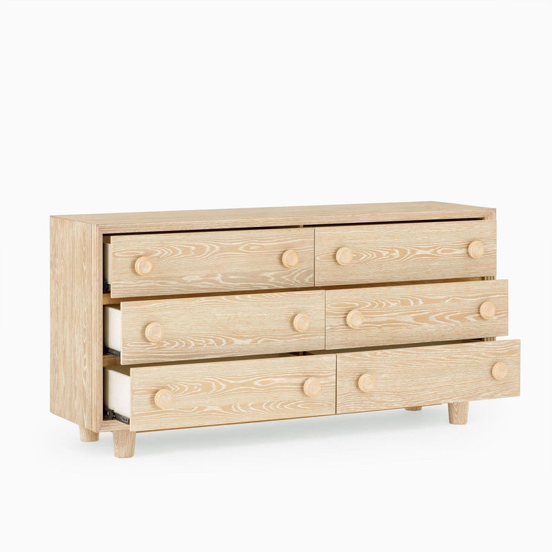 Yukaaal 6-Drawer Dresser - Wooden Empiro