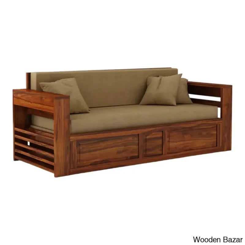 Widthen 3 SEATER SOFA - Wooden Bazar