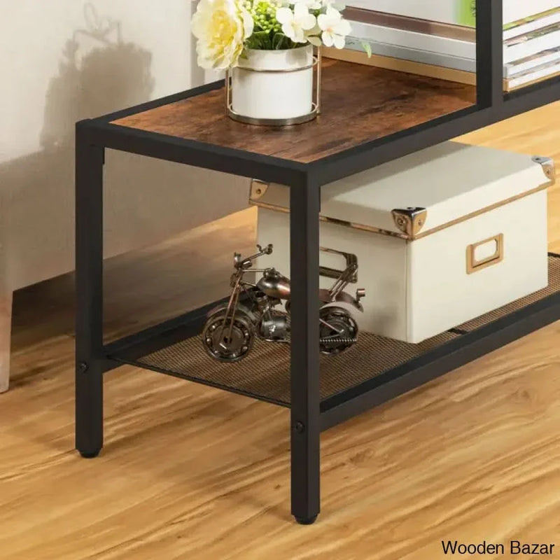 Wooden Empiro 23.6" Tall End Table