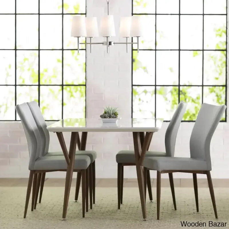 Wooden Empiro 4 - Person Dining Set