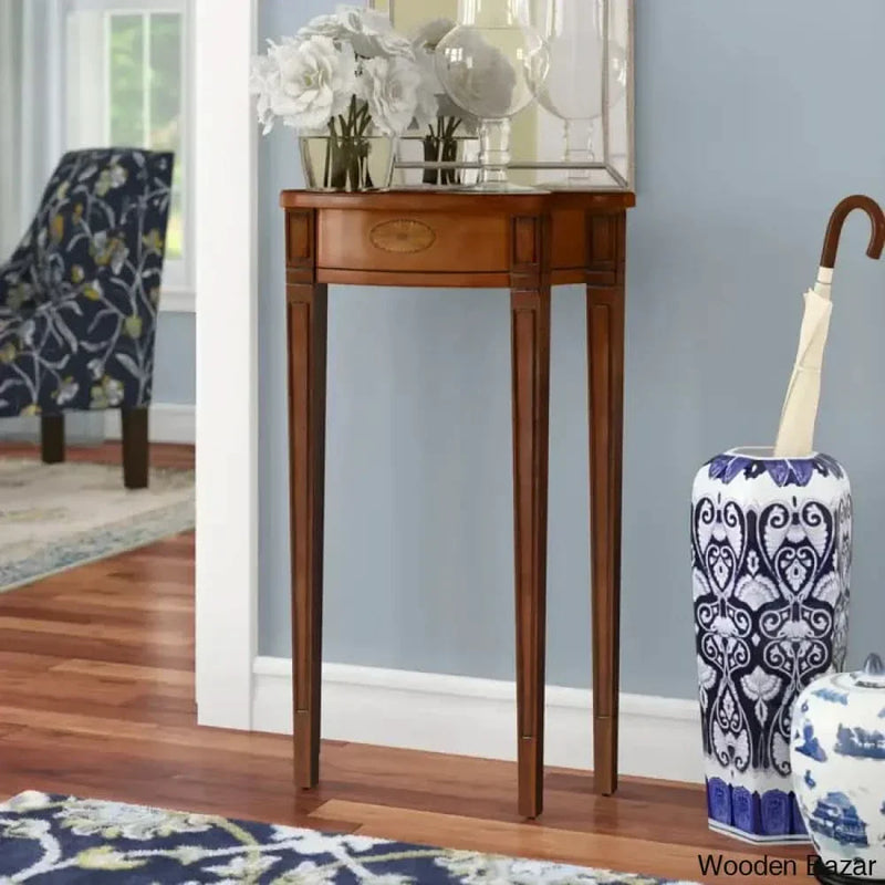 Wooden Empiro Ariton 32'' Tall Solid Wood End Table