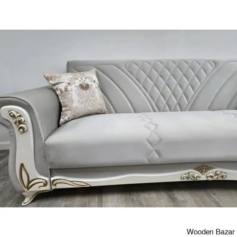 Wooden Bazar Bernardston 98'' Rolled Arm Sleeper