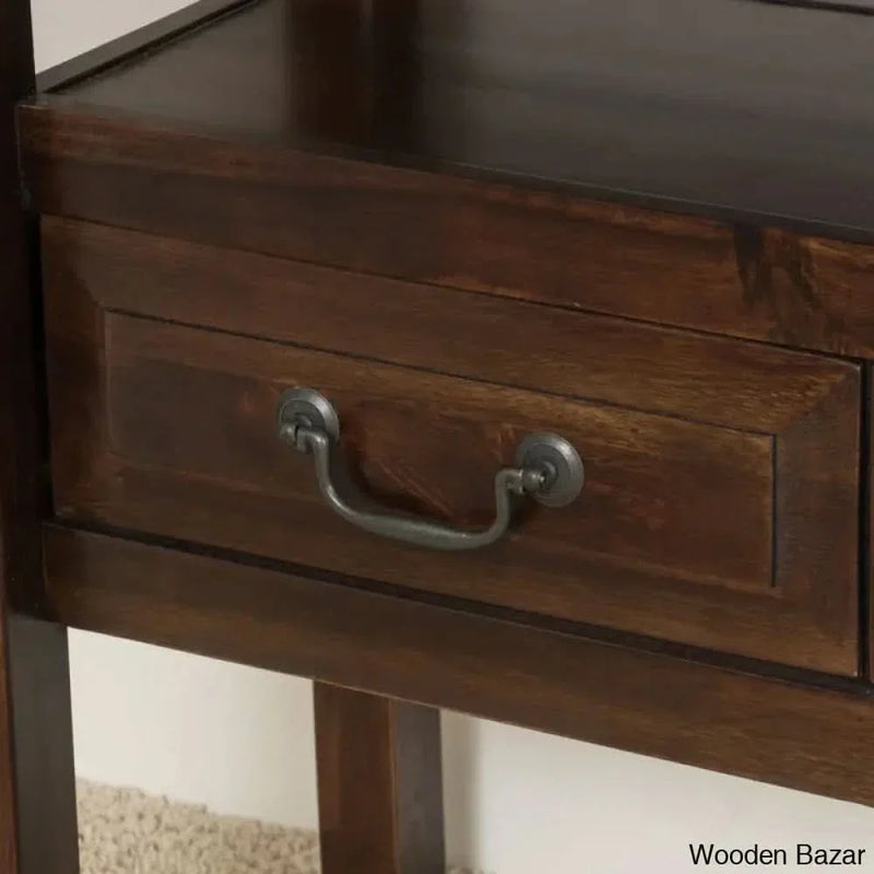 Wooden Empiro Console Table in Teak wood