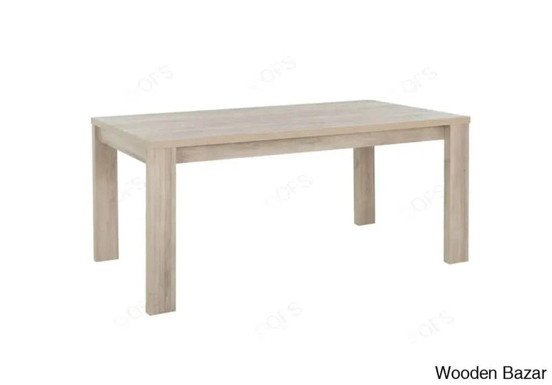 Wooden Empiro Gami Aston Wire Black Rectangular Extension Dining Table