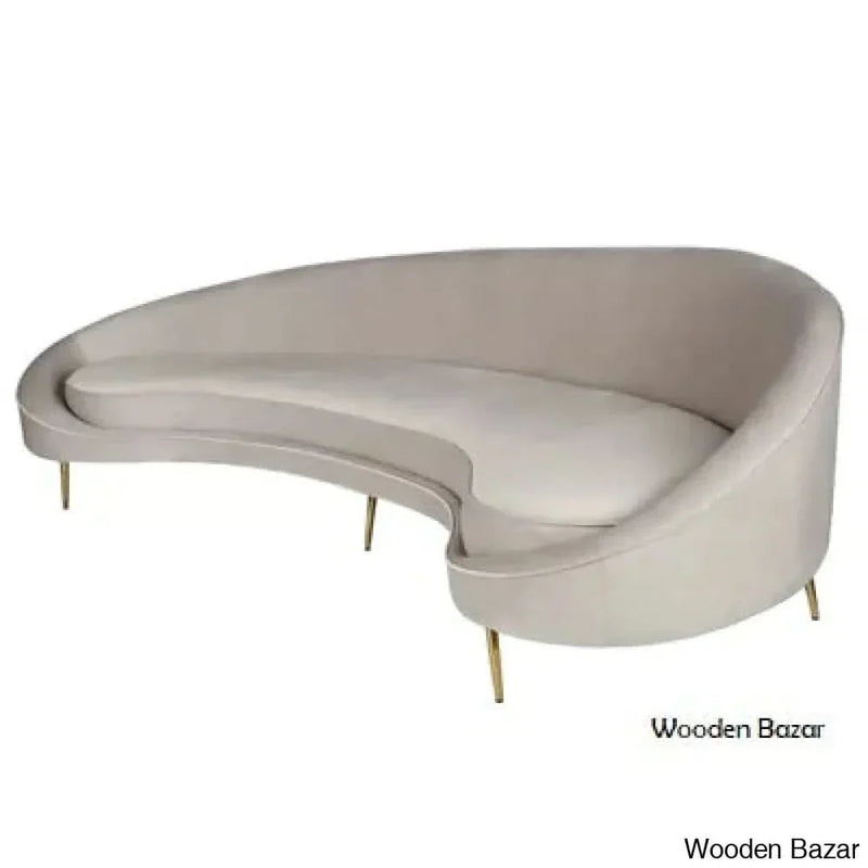 Wooden Bazar Hadriana 101''3 seater sofa with best cushion work.