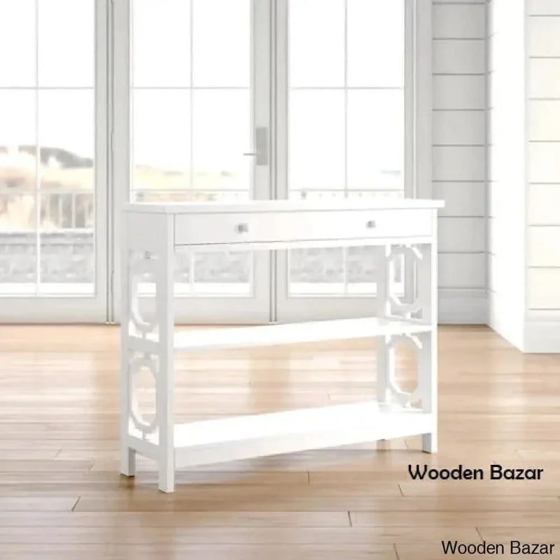 Wooden Empiro Minier 39.5'' Console Table console table with storage