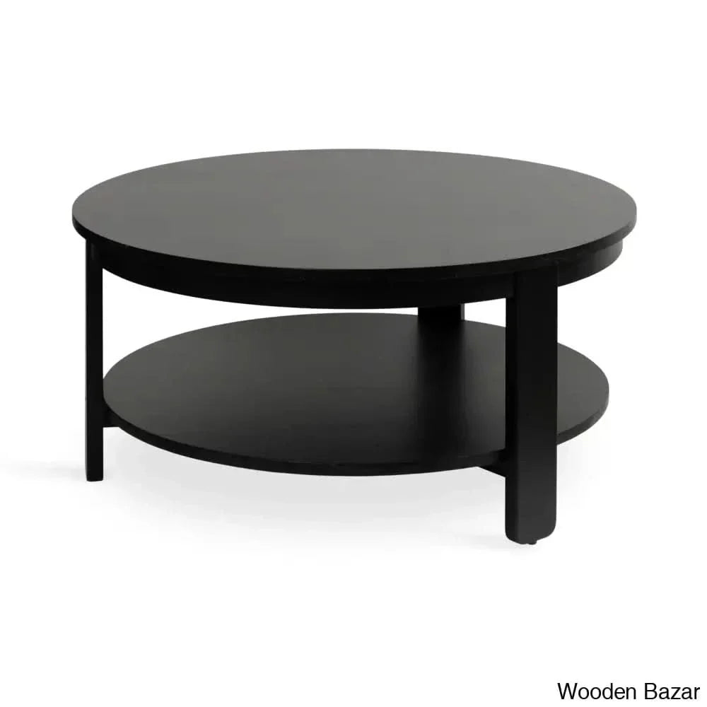 Yeezi Modern Coffee And Center Table - Wooden Empiro Black