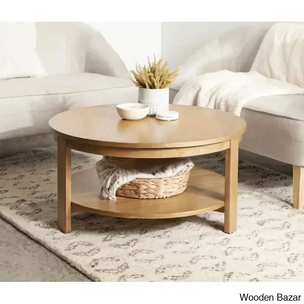 Yeezi Modern Coffee And Center Table - Wooden Empiro Natural