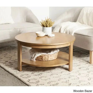 Yeezi Modern Coffee And Center Table - Wooden Empiro Natural