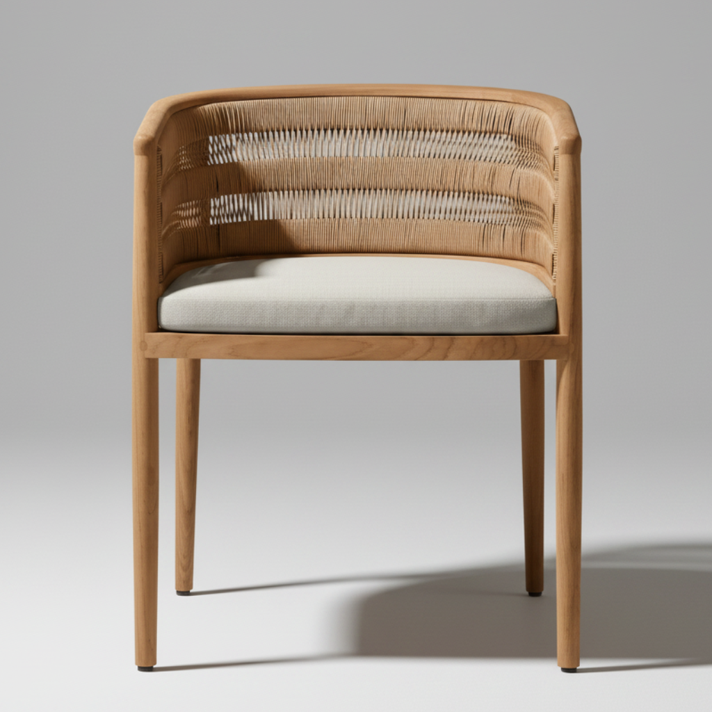 Soleil Weave Chair – Woven Rope Barrel Chair