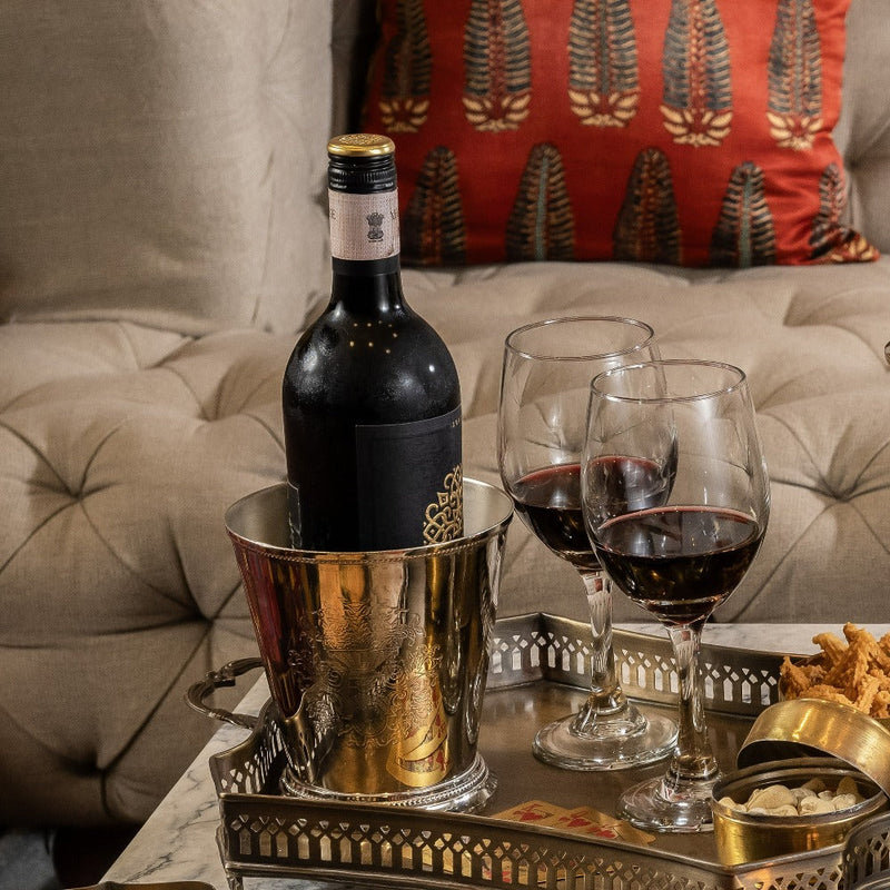 Gulshan Brass Tumbler - Wooden Empiro