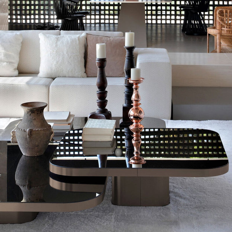 Rusta Modern Contemporary Nesting Coffee Table Set Of 3