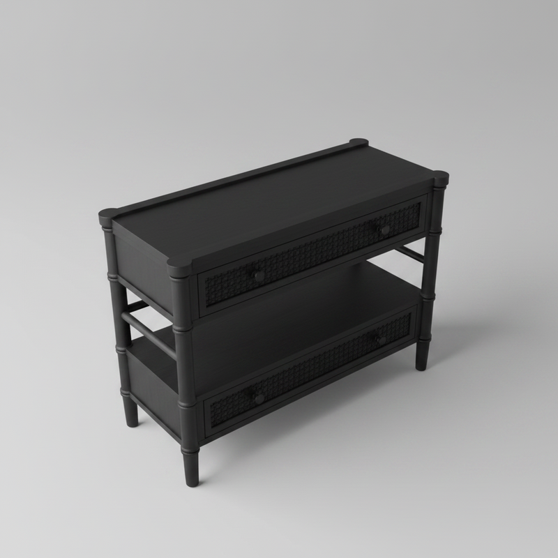Textured side table