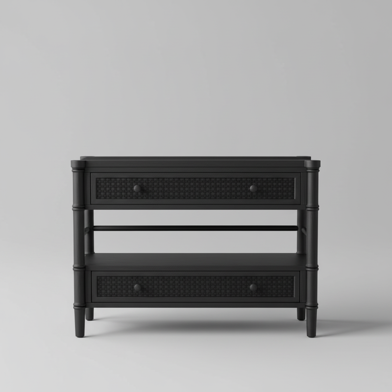 Textured side table