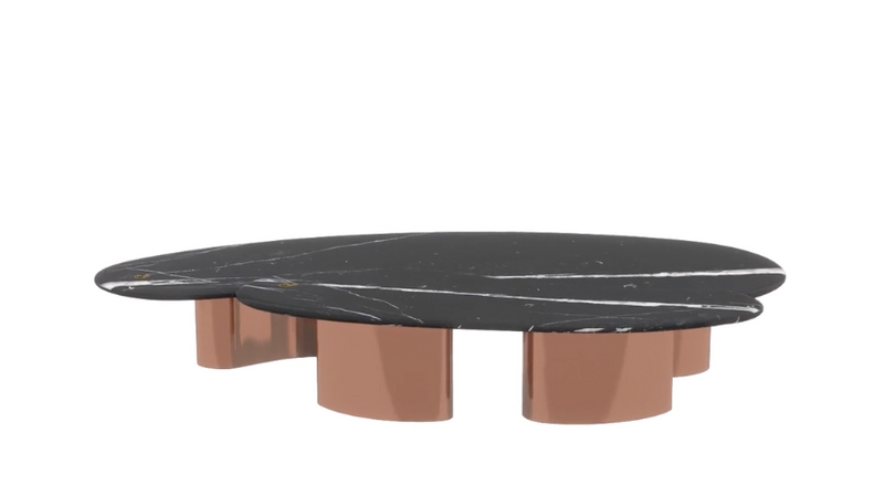 Zeat Modern Marble Center Table Set
