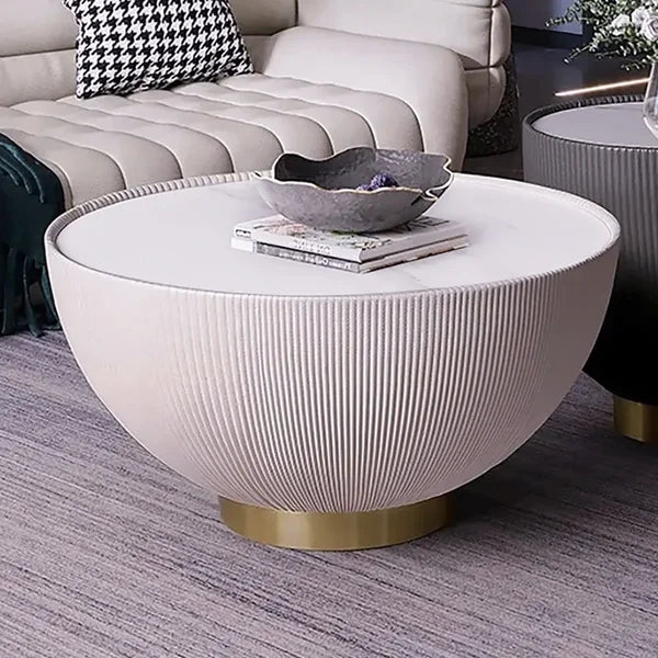 Bloom Modern Round Drum Coffee Table