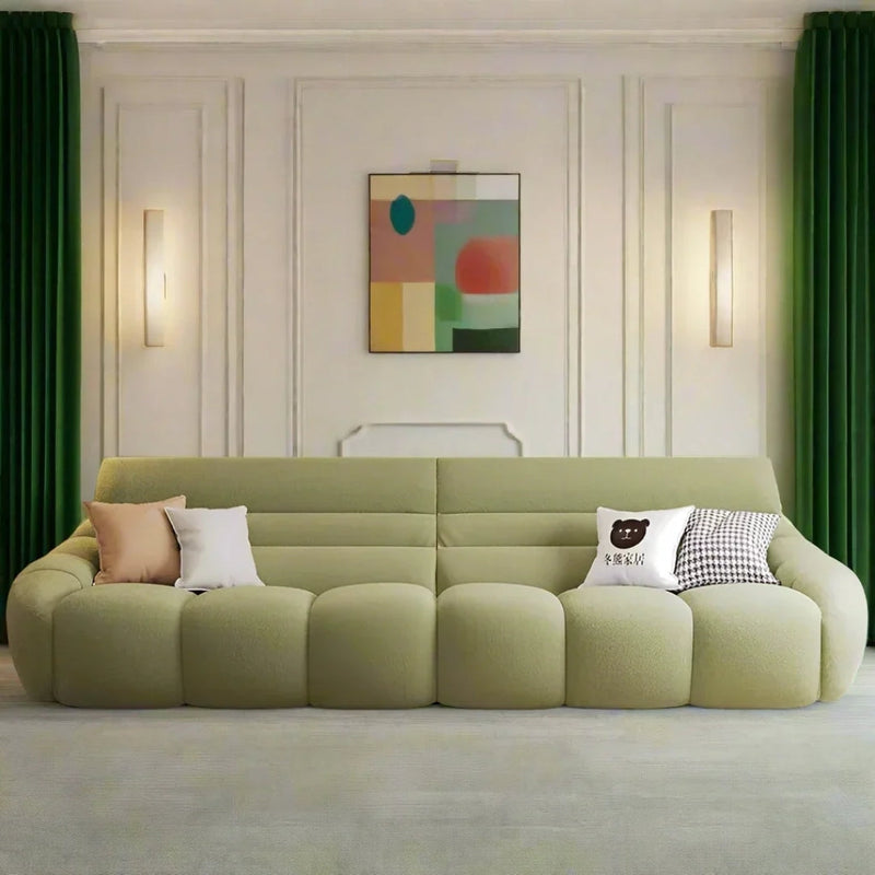 4 Seater OliveCloud Comfort Modern Sofa