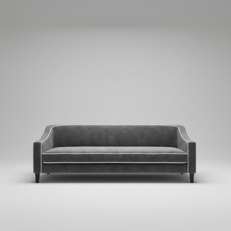 The Majestic Sofa — Architectural Lines, made to order by Wooden Empiro