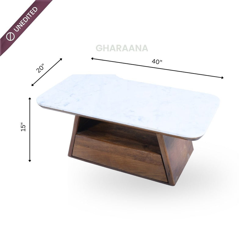 Spectra Marble top s/2 Nesting Centre Tables