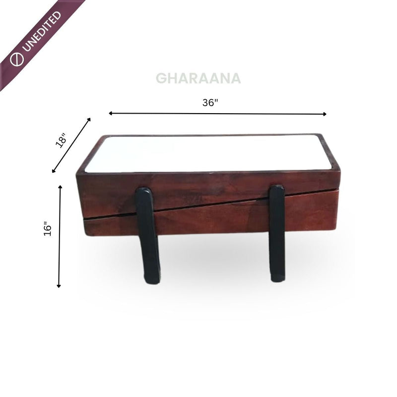 Panache Marble top Extra long Centre Tables (set of 2)