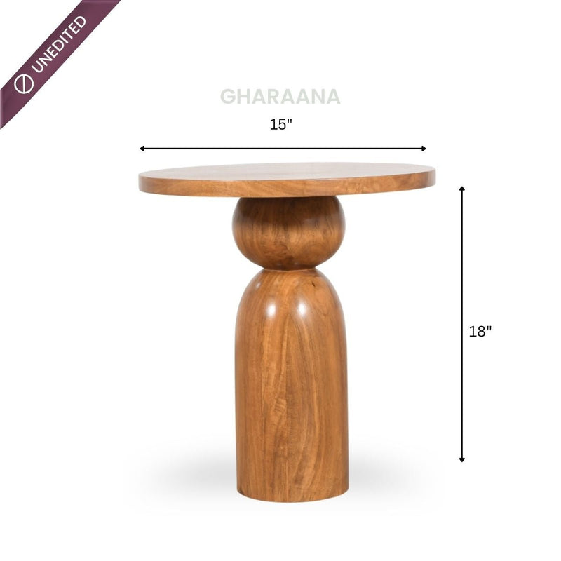 Dove Wooden Side Table