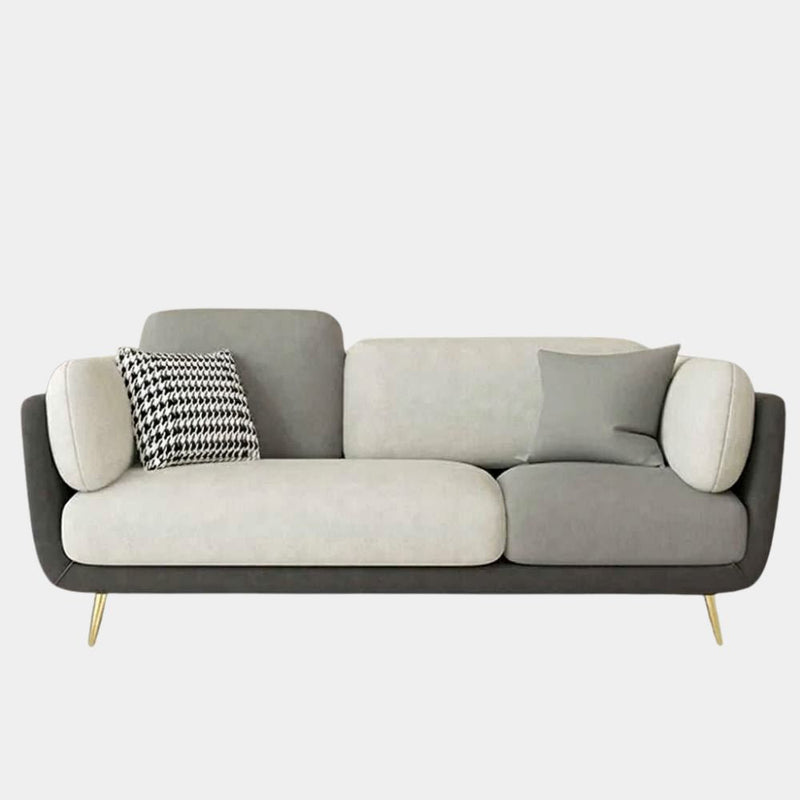 Modern Two-Tone Mid-Century 3 Seater Sofa