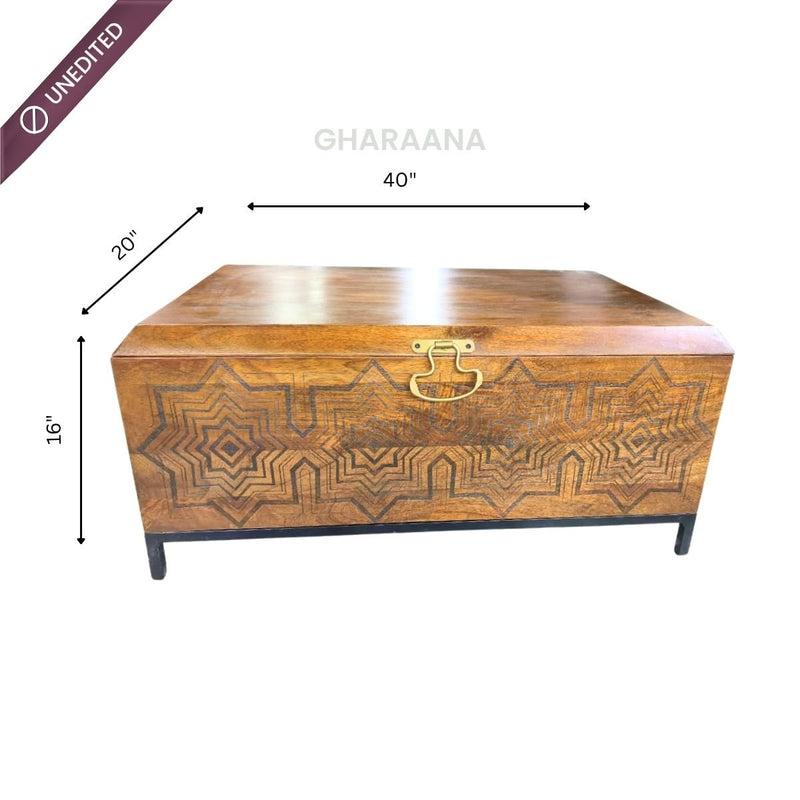 Bahar Trunk Storage Centre table (Sandook)