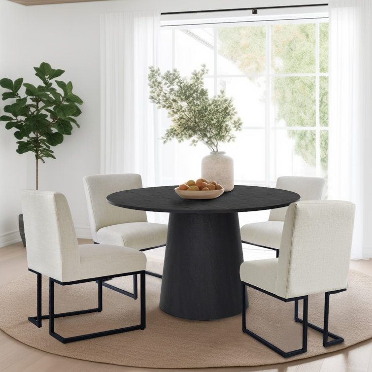 Bende 4‑Seater Pedestal Dining Set