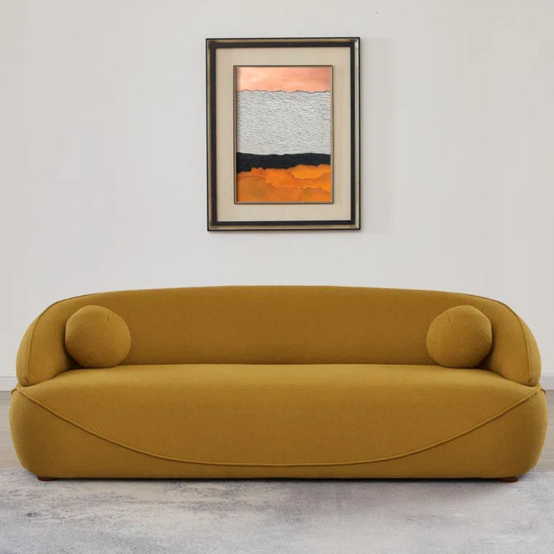 3 Seater Modern Comfy Curved Sofa