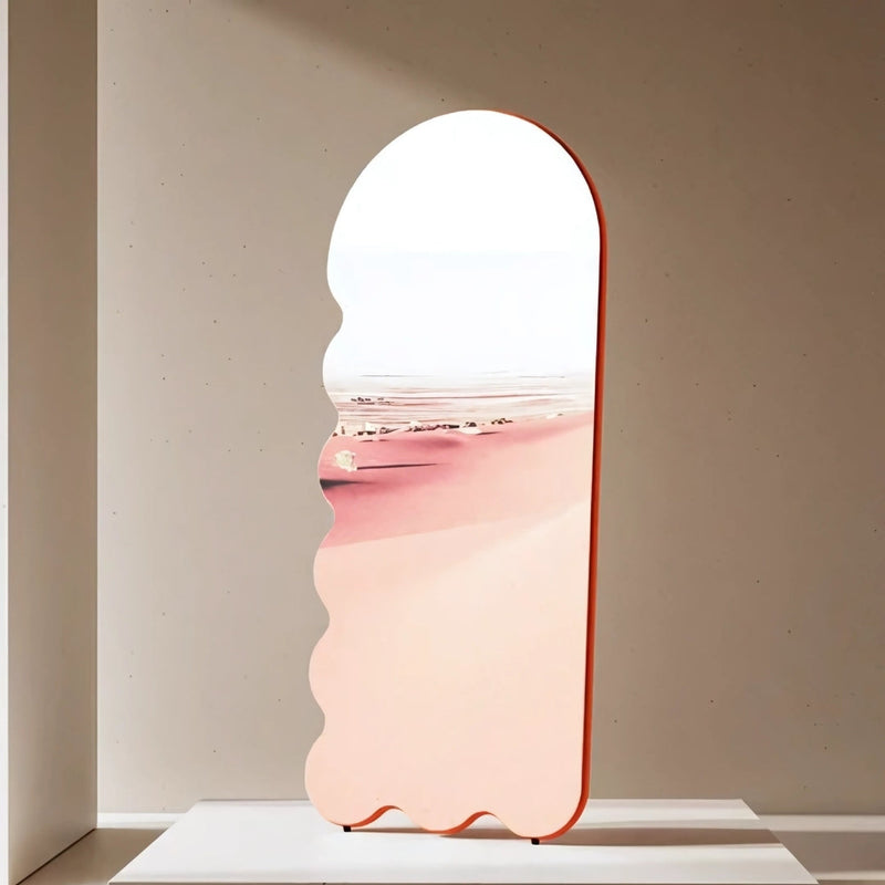Sculpted Ripple Edge Full-Length Mirror