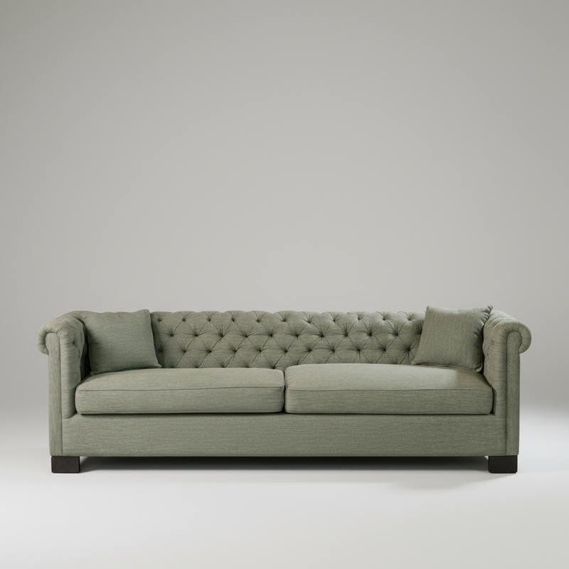 Chesterfield Sofa — Deep Button Tufted, made to order by Wooden Empiro — view 2
