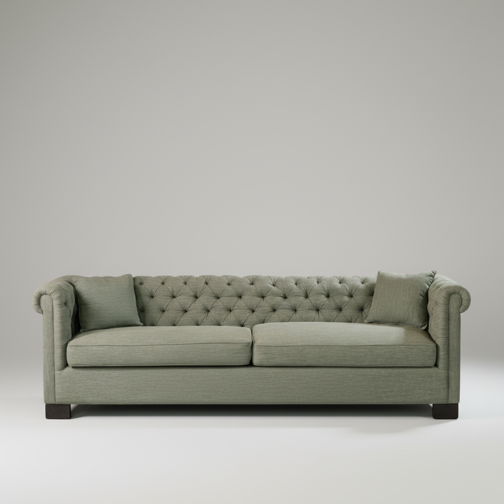 Chesterfield Sofa — Deep Button Tufted, made to order by Wooden Empiro — view 2