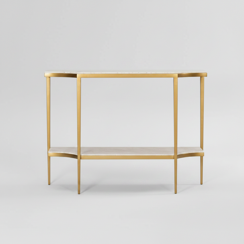 Curved Console Table