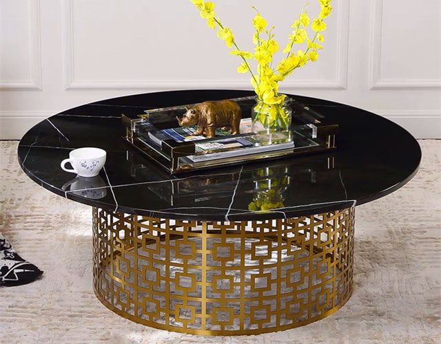 Ellam Marble Round Coffee Table