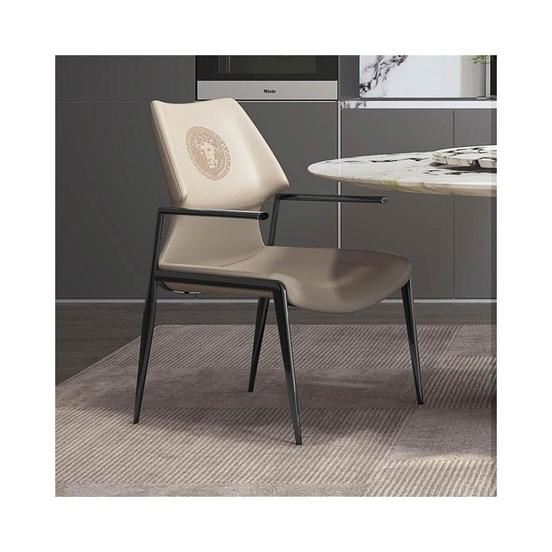Versace Grey Modern Dining Chairs