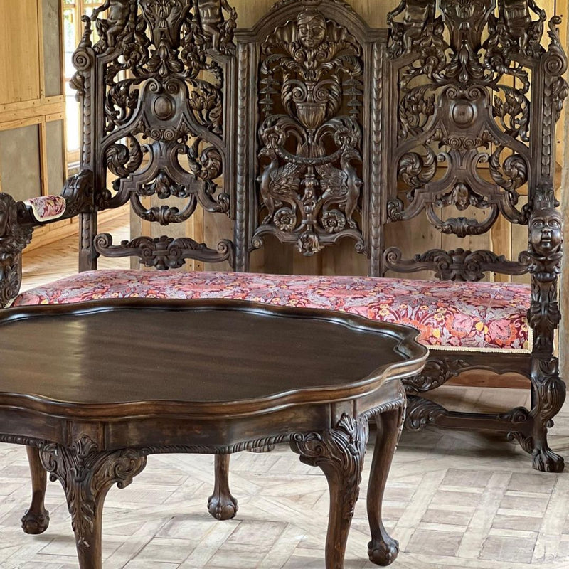 Renaissance revival style sofa