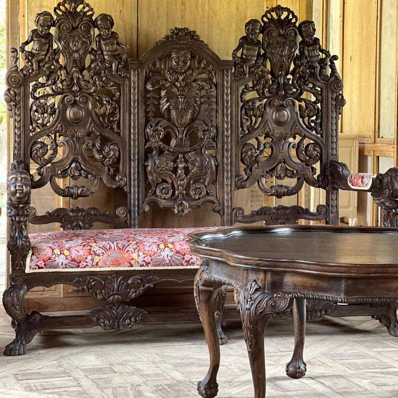 Renaissance revival style sofa