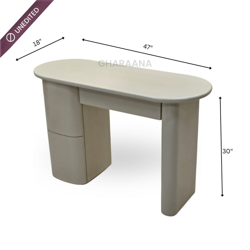 Leyah Wooden Workstation Desk