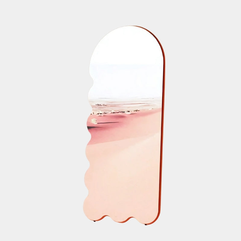 Sculpted Ripple Edge Full-Length Mirror