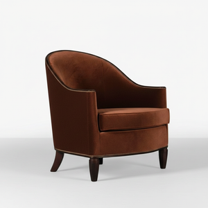 Curved Accent Chair – detail view