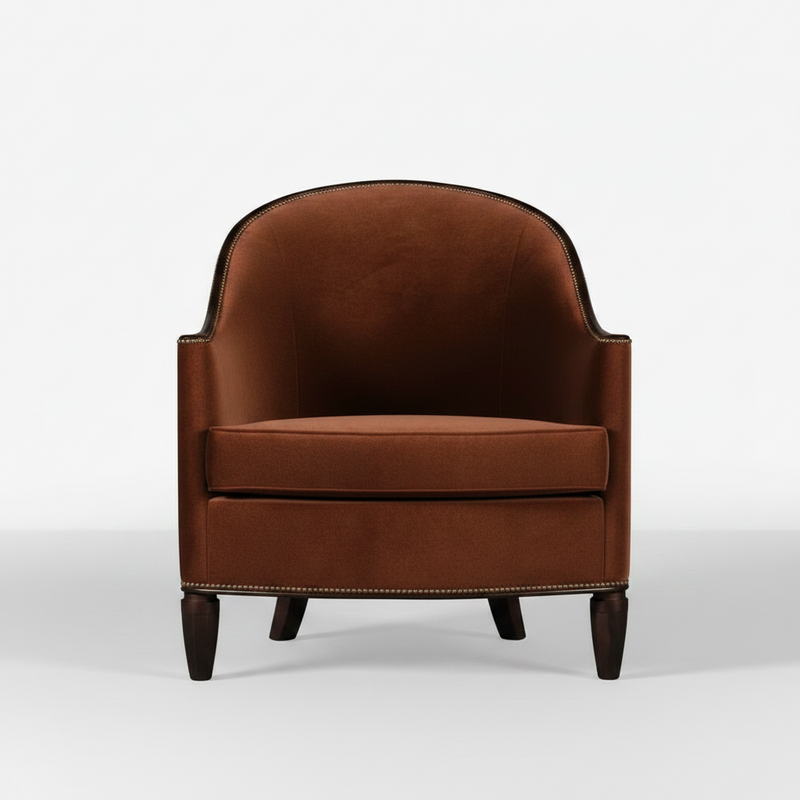 Curved Accent Chair