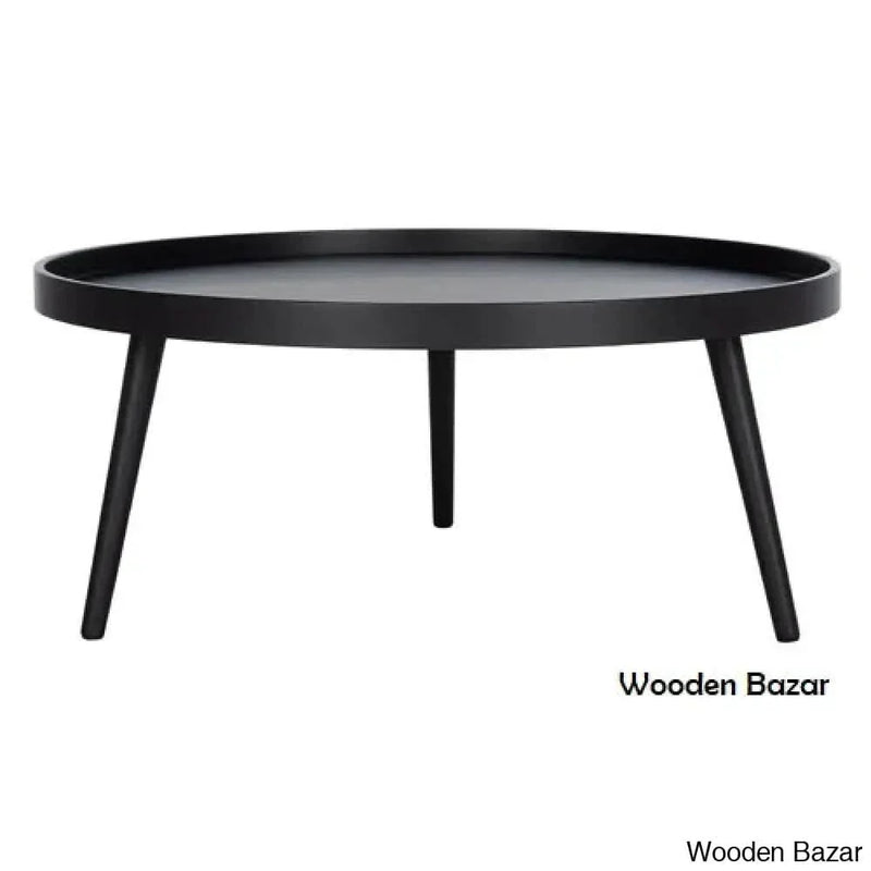 3 Legs Wooden Coffee Table for Living Room